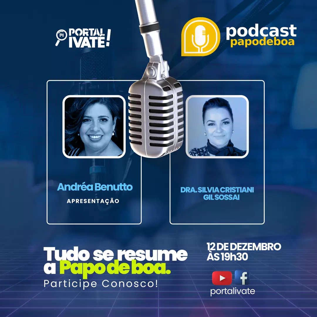 Na próxima quinta: Dra. Silvia Cristiani no papo de boa!